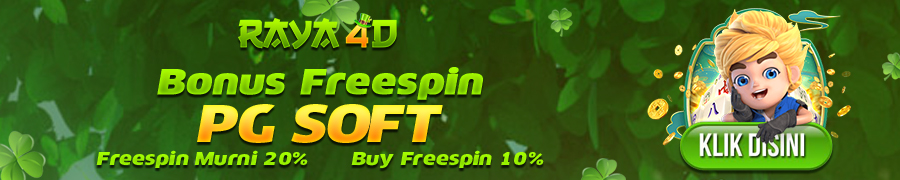 Bonus freespin PG Soft raya4d